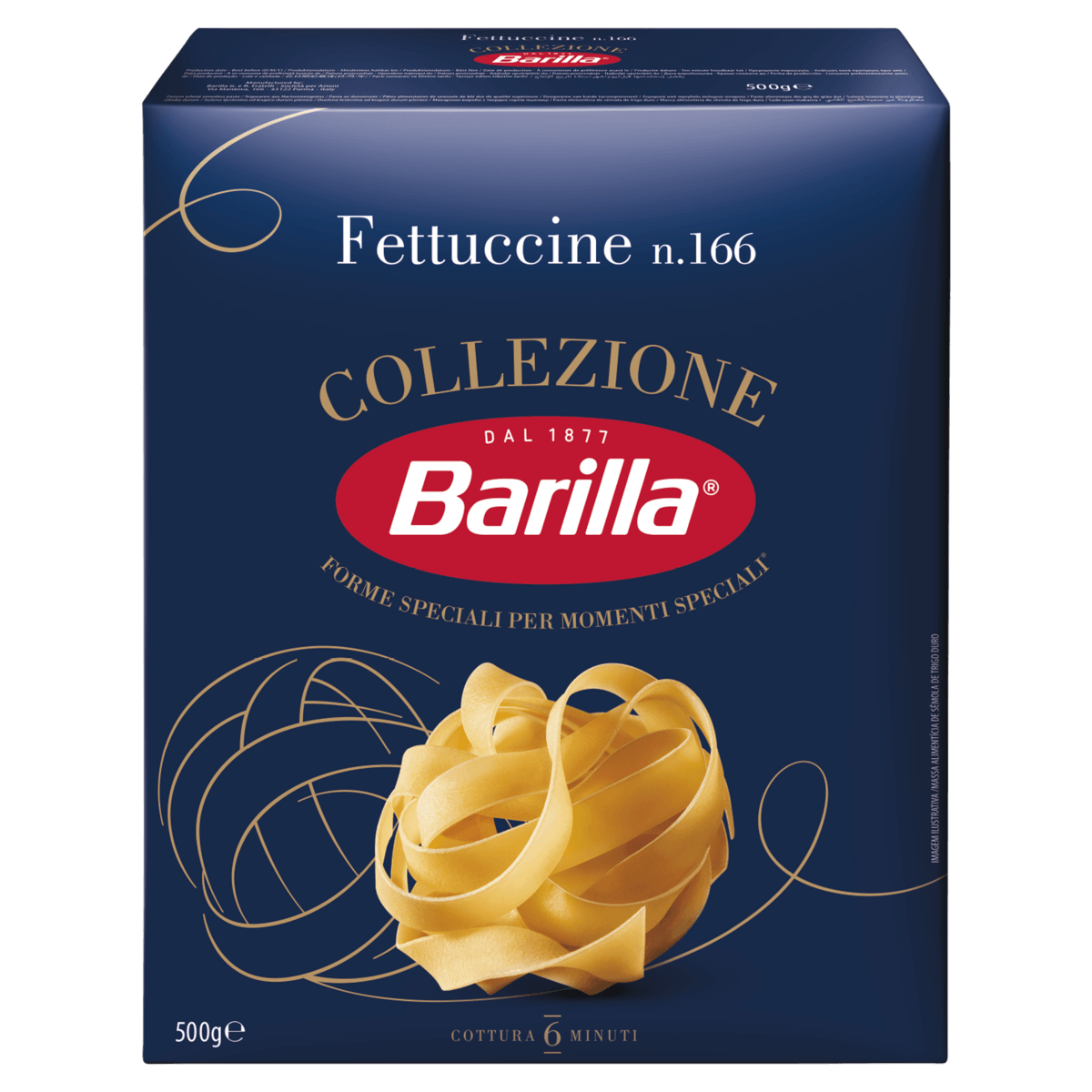 Macarrão Barilla Collezione Grano Duro Fettuccine 500g